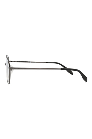 Alexander McQueen AM0369O Dark Ruthenium/Matte Black Varnish Eyeglasses