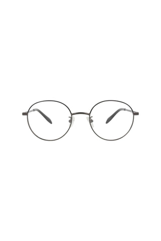 Alexander McQueen AM0369O Dark Ruthenium/Matte Black Varnish Eyeglasses
