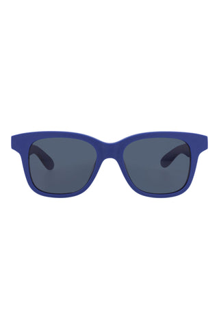 Alexander McQueen AM0382S Matte Electric Blue Sunglasses