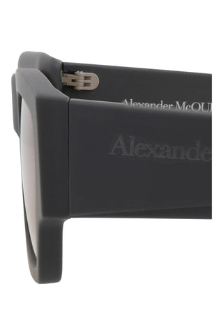 Alexander McQueen AM0393S Matte Dark Grey Sunglasses