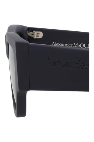 Alexander McQueen AM0393S Matte Navy Sunglasses