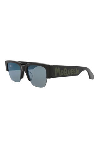 Alexander McQueen AM0405S Black Sunglasses