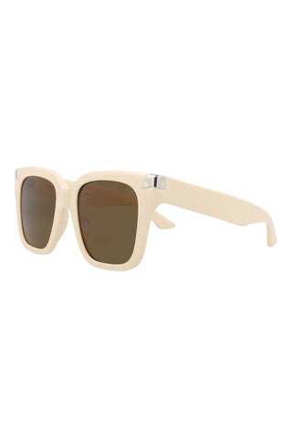 Alexander McQueen AM0440S Ivory Sunglasses