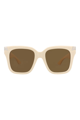 Alexander McQueen AM0440S Ivory Sunglasses