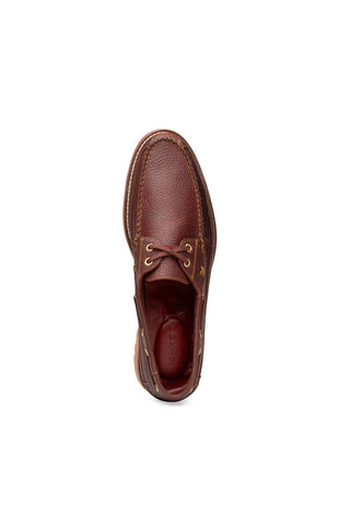 Amalfi Leather Derby - Wine-Dellamoda