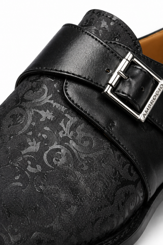 Ambrogio 21296 Leather Single Monk-Strap