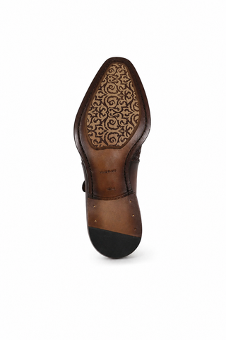 Ambrogio 21296 Leather Single Monk-Strap