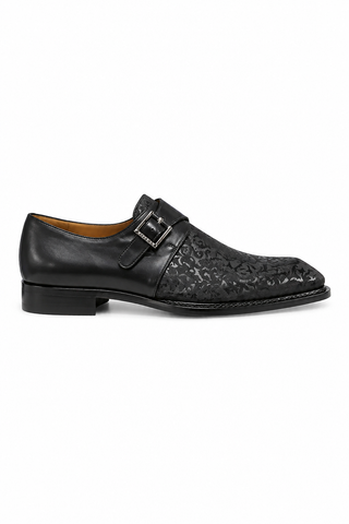 Ambrogio 21296 Leather Single Monk-Strap