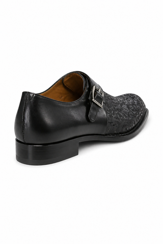 Ambrogio 21296 Leather Single Monk-Strap