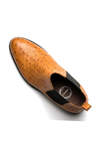 Ambrogio Anthony Ostrich Chelsea Boot