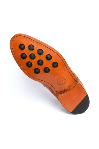 Ambrogio Anthony Ostrich Skin Chelsea Boot-AmbrogioShoes