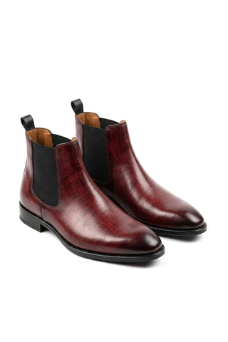 Ambrogio Anthony Patina Leather Chelsea Boot