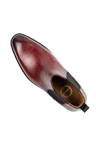 Ambrogio Anthony Patina Leather Chelsea Boot