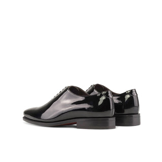 Ambrogio Bespoke Black Patent Wholecut Oxfords (AMB2386)