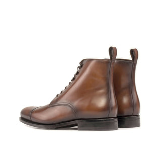 Ambrogio Bespoke Brown Leather Jumper Boots (AMB2407)