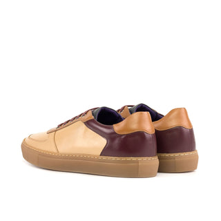 Ambrogio Bespoke Men's Shoes Multi Color Nappa / Metallic Calf-Skin Leather Trainer Sneakers (AMB2562)-AmbrogioShoes