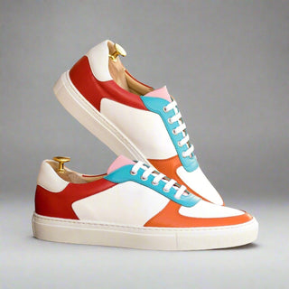 Ambrogio Bespoke Multi-Color Nappa Casual Lowtop Sneakers (AMB2549)