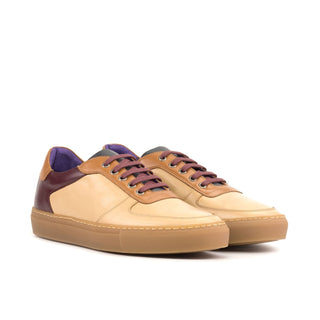 Ambrogio Bespoke Multi Color Nappa / lic Leather Trainer Sneakers (AMB2562)