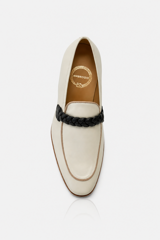Ambrogio Braided Nappa Loafer