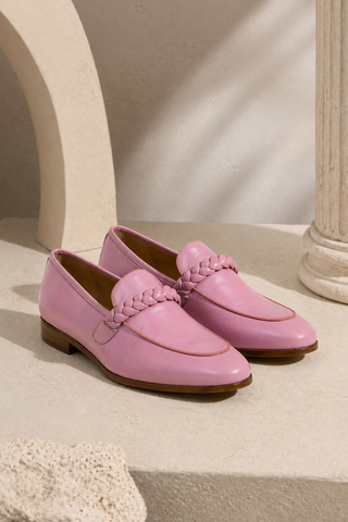 Ambrogio Braided Nappa Loafer