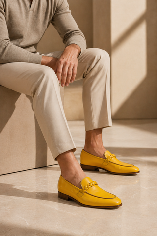 Ambrogio Braided Nappa Loafer