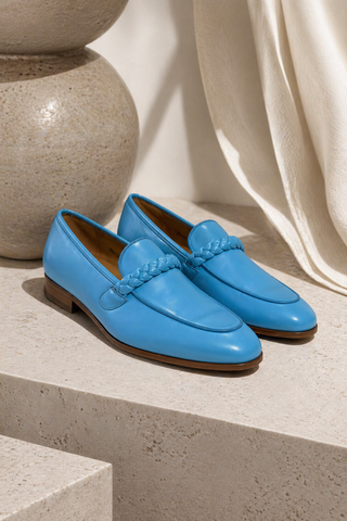 Ambrogio Braided Nappa Loafer