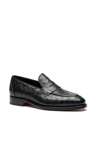 Ambrogio Cesare Ostrich Penny Loafer