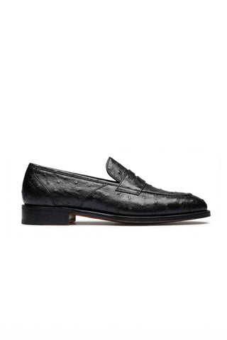 Ambrogio Cesare Ostrich Penny Loafer
