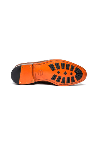 Ambrogio Cesare Ostrich Skin Penny Loafer