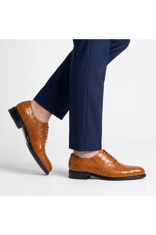 Ambrogio "Cyrus" Alligator Wholecut Oxford