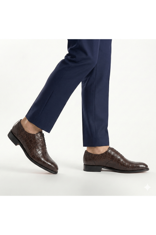 Ambrogio "Cyrus" Alligator Wholecut Oxford