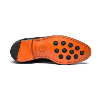 Ambrogio "Cyrus" Wholecut Alligator Skin Oxfords-AmbrogioShoes