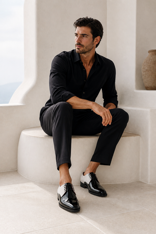Ambrogio Dante 2 Suede & Patent Derby