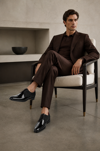 Ambrogio Dante 2 Suede & Patent Derby