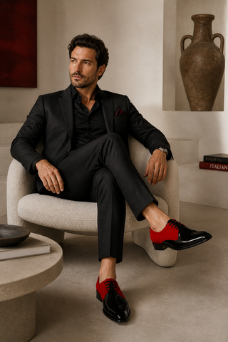 Ambrogio Dante 2 Suede & Patent Derby Suede