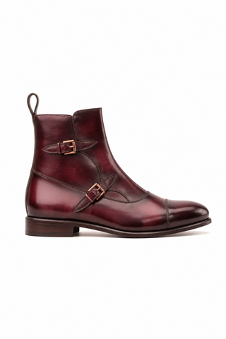 Ambrogio Firenze Patina Double Monk Boot