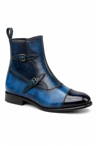 Ambrogio Firenze Patina Double Monk Boot