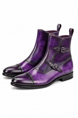 Ambrogio Firenze Patina Double Monk Boot