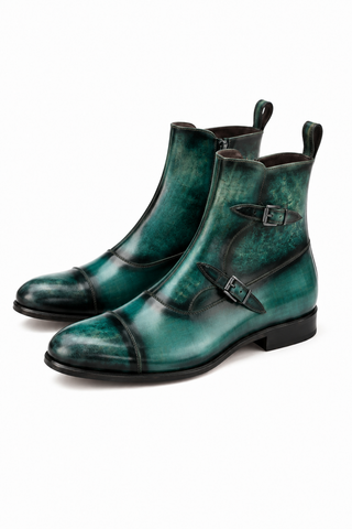 Ambrogio Firenze Patina Leather Boot