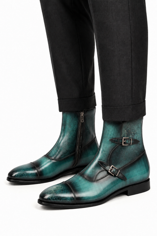 Ambrogio Firenze Patina Leather Boot
