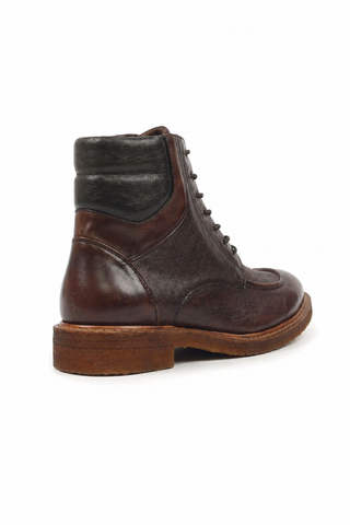 Ambrogio Leather Derby Boots