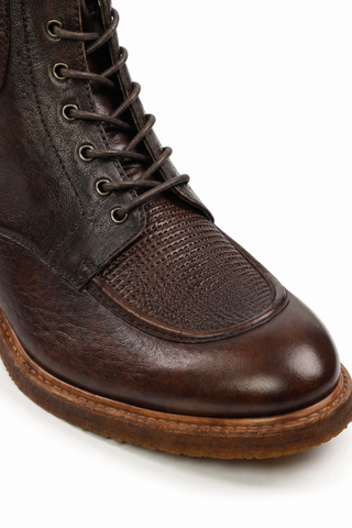 Ambrogio Leather Derby Boots