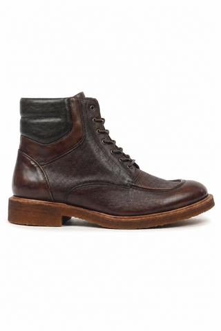 Ambrogio Leather Derby Boots