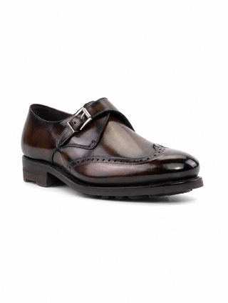 Ambrogio Leather Single Monk Strap