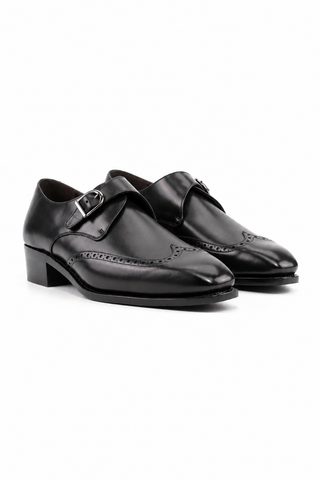 Ambrogio Leather Single Monk Strap