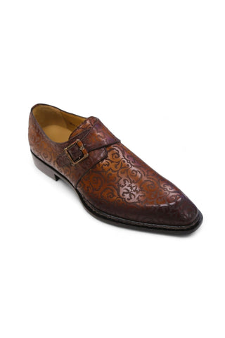 Ambrogio Leather Single Monk Strap (AMZ1018)