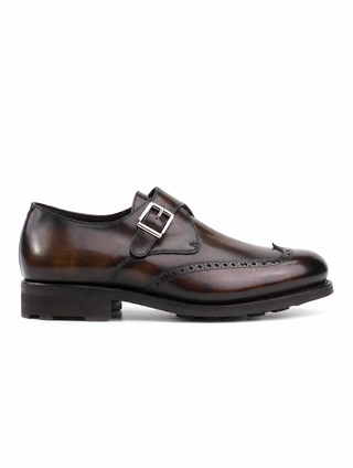 Ambrogio Leather Single Monk Strap