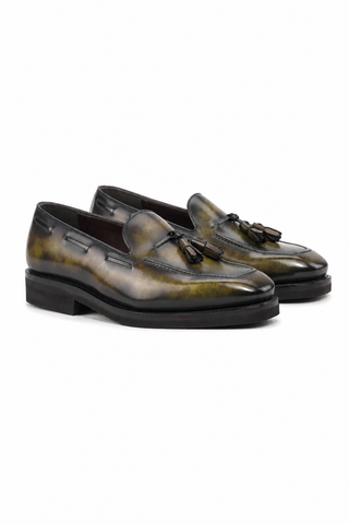 Ambrogio Leather Tassels Loafers