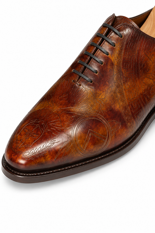 Ambrogio Leonidas Fire Museum Wholecut Oxfords