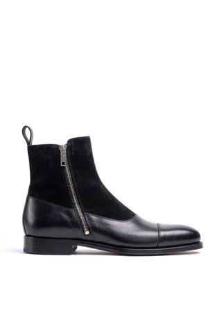 Ambrogio Luca Suede & Leather Double Monk Boot